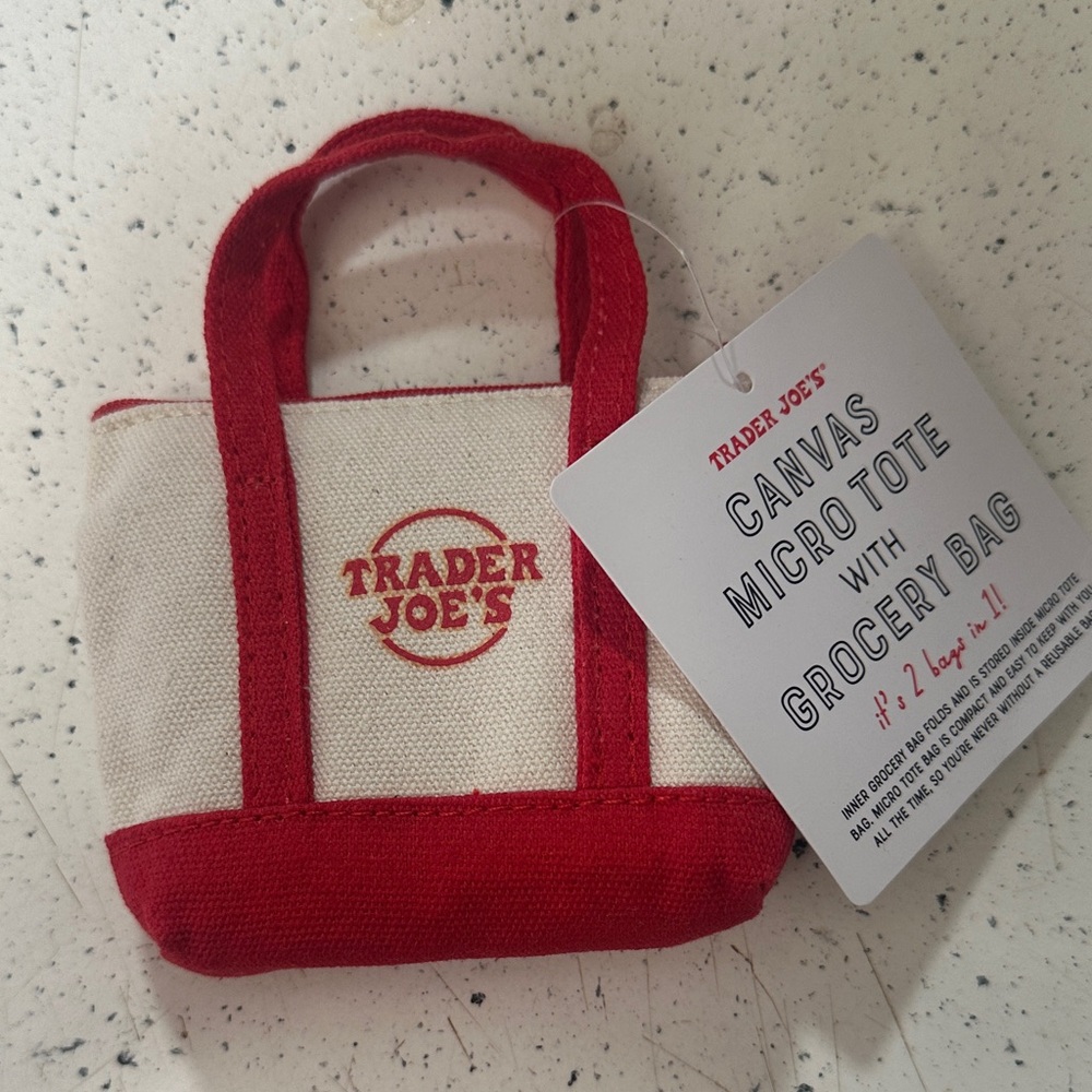 Trader Joe's Canvas Micro Tote
